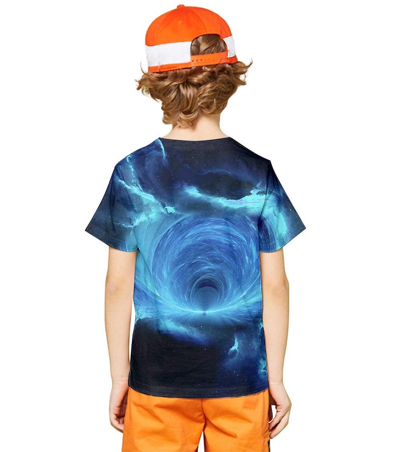 LAIDIPAS Shirts for Boys 3D Girls Graphic Tees Unisex Summer Novelty T-Shirts for Kids 11-13 Years - Image 3